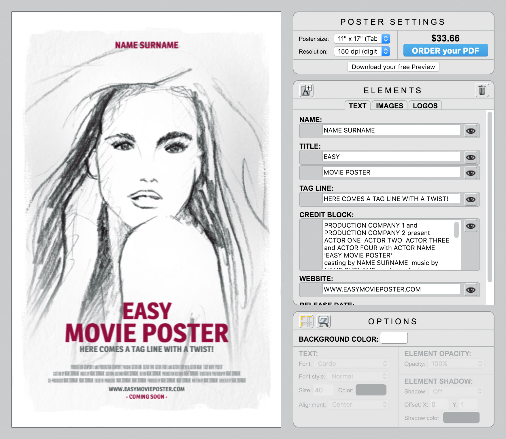 Easy Movie Poster - Look And Feel - The Zoopeeker's Wife - Case Study