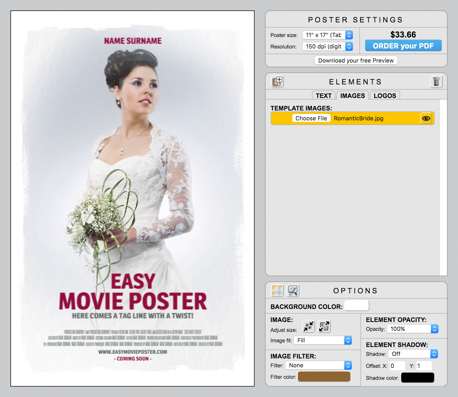 Easy Movie Poster - Look And Feel - The Zoopeeker's Wife - Case Study