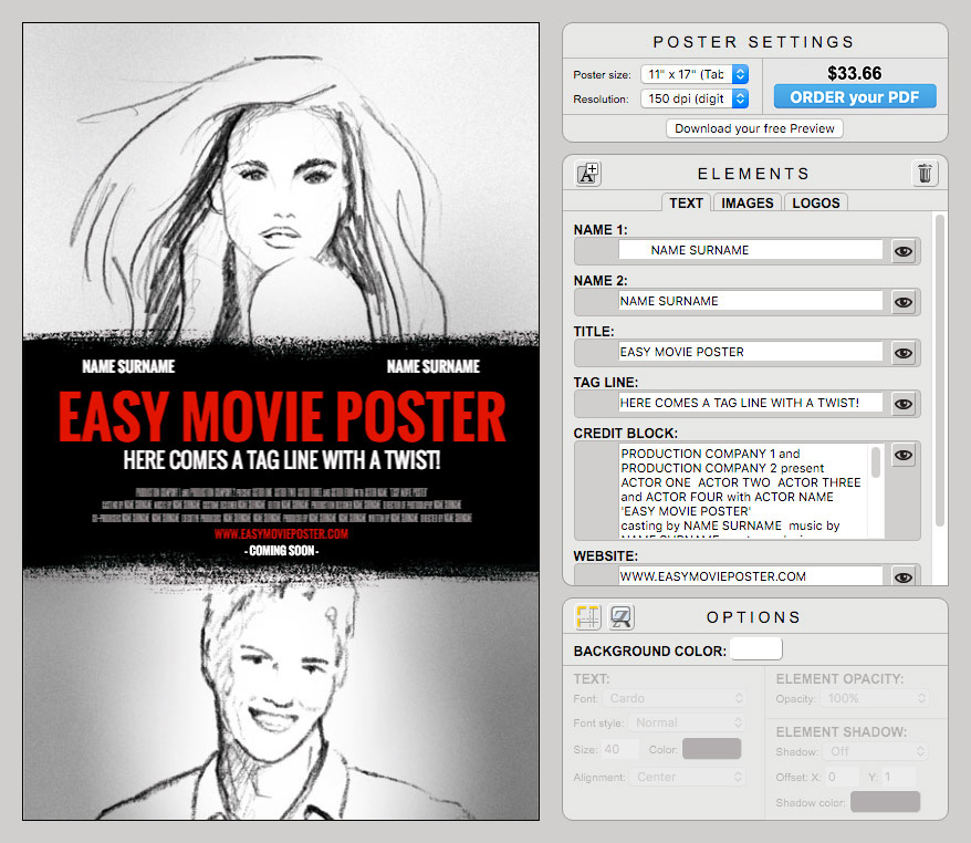 Easy Movie Poster - Look And Feel - The Zoopeeker's Wife - Case Study