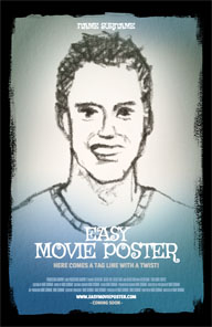 Easy Movie Poster template