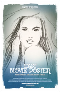 Easy Movie Poster template