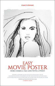 Easy Movie Poster template