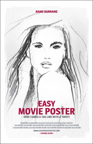 Easy Movie Poster template