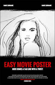 Easy Movie Poster template