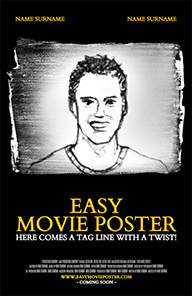 Easy Movie Poster template