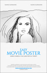 Easy Movie Poster template