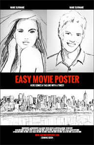 Easy Movie Poster template