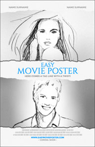 Easy Movie Poster template