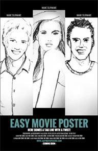 Easy Movie Poster template