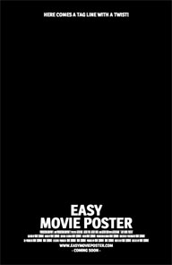 Easy Movie Poster template