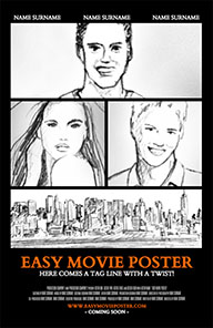 Easy Movie Poster template