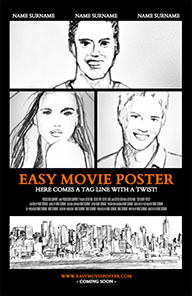 Easy Movie Poster template