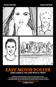 Easy Movie Poster template