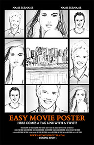 Easy Movie Poster template